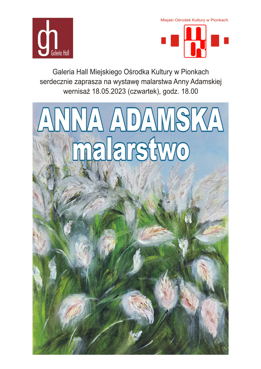 Debiut twórczy Anny Adamskiej – wernisaż wystawy malarstwa