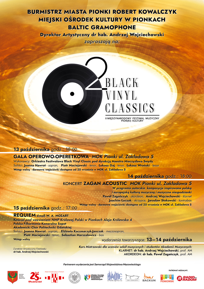 II Międzynarodowy Festiwal Muzyczny Black Vinyl Classic –PION(ki) KULTURY