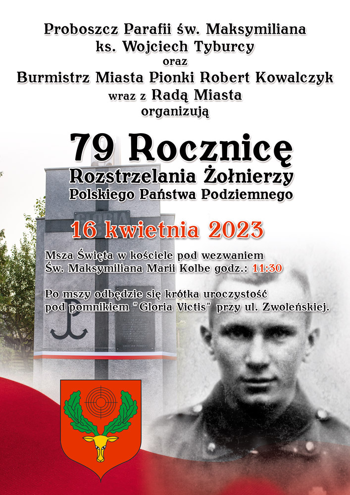 79 Rocznica Rozstrzelania Żołnierzy Polskiego Państwa Podziemnego