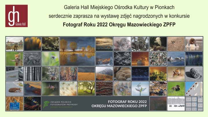 Wystawa zdjęć – Fotograf Roku 2022 Okręgu Mazowieckiego ZPFP