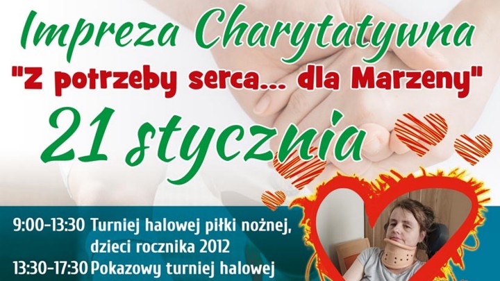 Sportowa impreza charytatywna „Z potrzeby serca… dla Marzeny” z udziałem Charytatywnej Reprezentacji Polski Disco